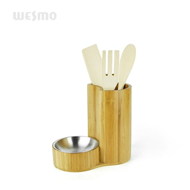 Carbonized Bamboo Kitchen Tool Set