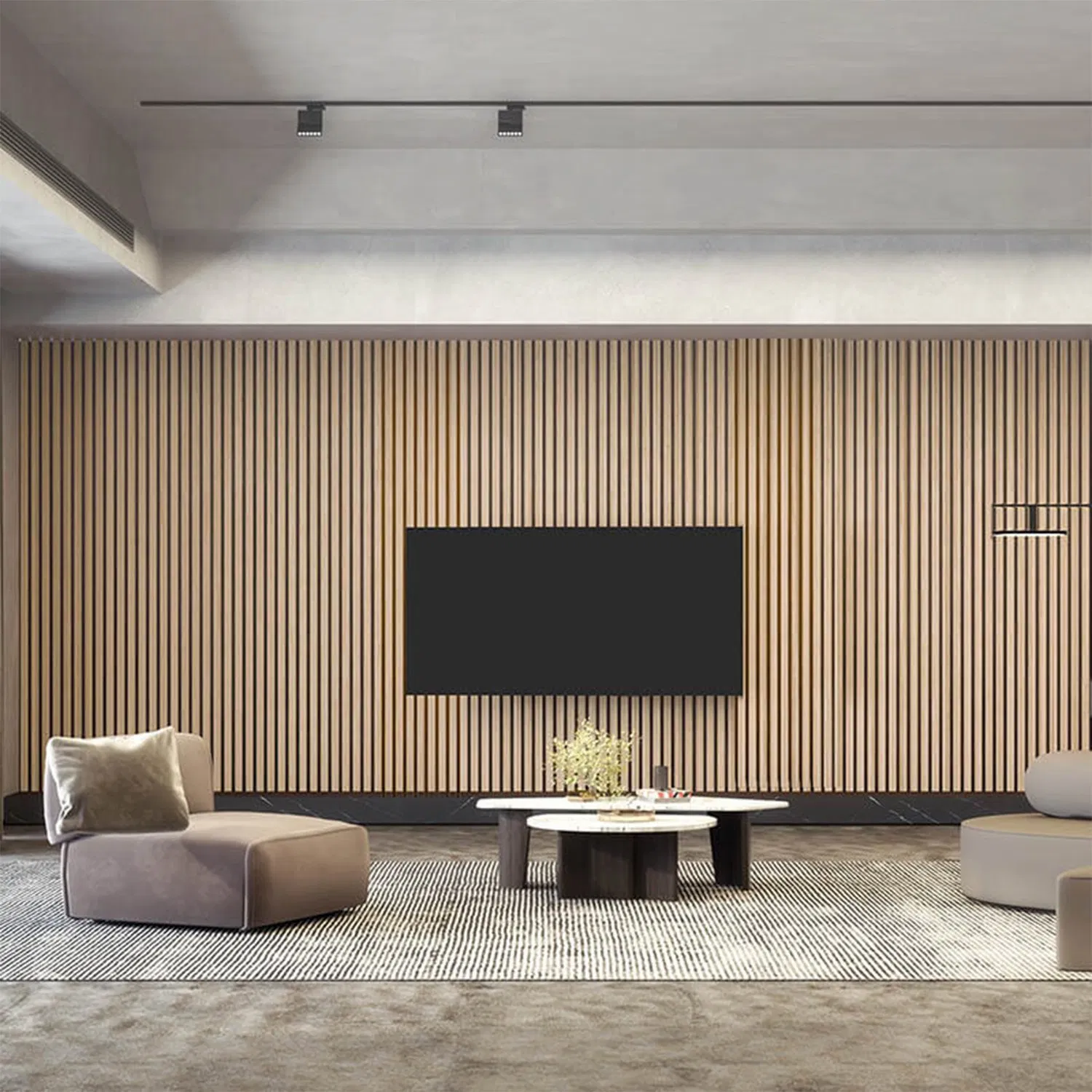 Advanced Sound Absorbing Wooden Veneer MDF Slats Acoustic Panel Wood Wall Pet Backing for Walling and Ceiling