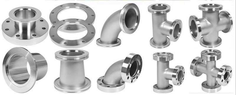 New Stainless Steel Equal Cross Fixed Flange Vacuum ISO100 6-Way Cross