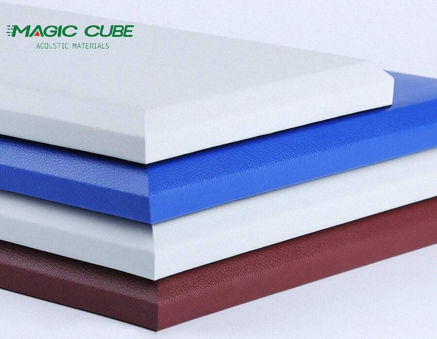 Sound Proof Insulation Building Acoustic Fabric Wrapped Panel Tile Recording Studio Absorber