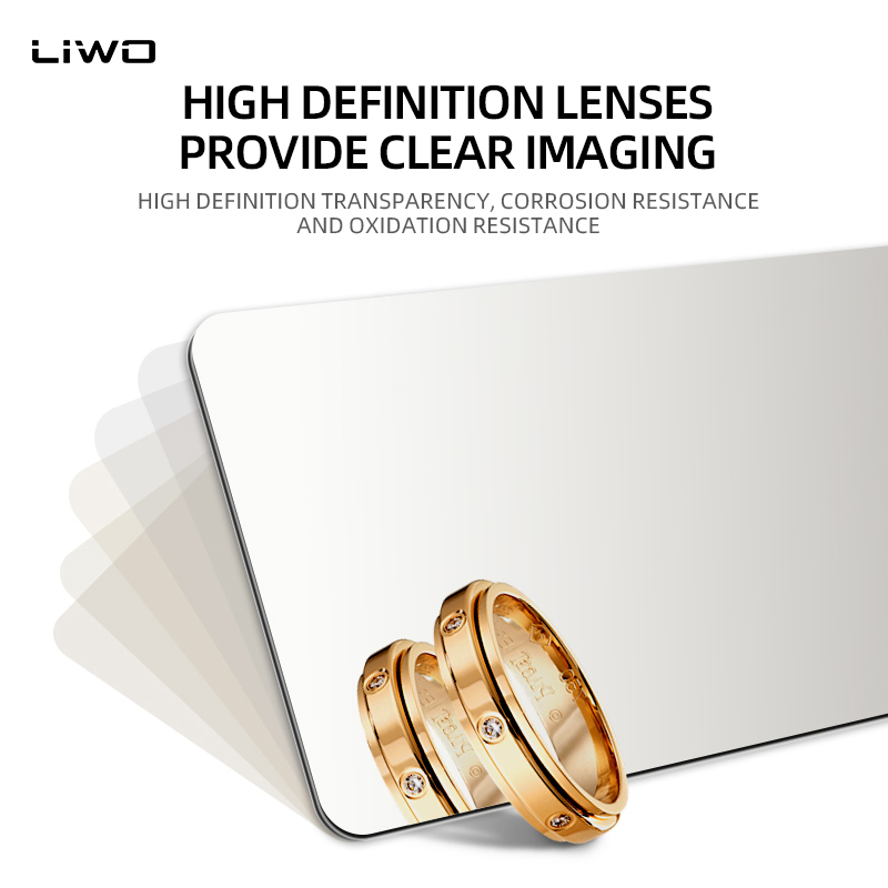 Space-Saving Rotating Vanity Dressing Mirror with Elegant Metal Frame for Bedroom Wardrobe Full-Length Mirror Home Decoration Furniture