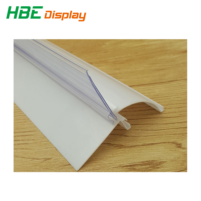 Supermarket PVC Plastic Pop Clips Advertising Holder for Promotion