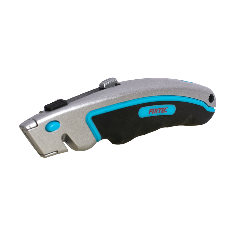 Fixtec Pocket Knife Cutter Utility Knife Retractable for Cartons, Cardboard and Boxes