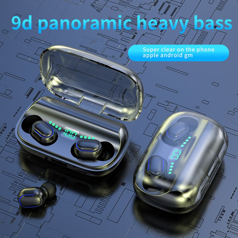 Наушники TWS Bluetooth 5.3 Hi-Fi Stereo с LED дисплеем