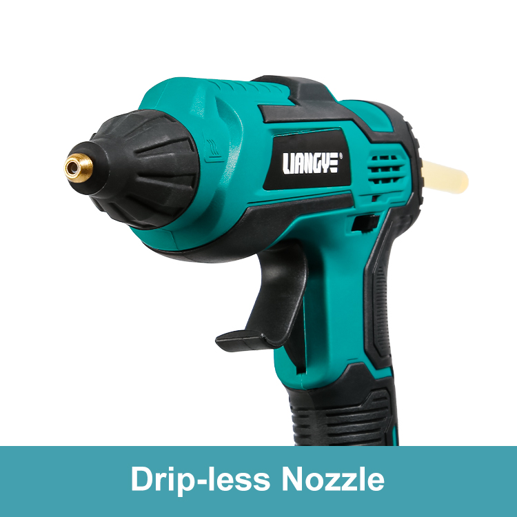 Liangye Battery Power Tools 20V Cordless Hot Melt Glue Gun with Rechargeable Lithium Battery