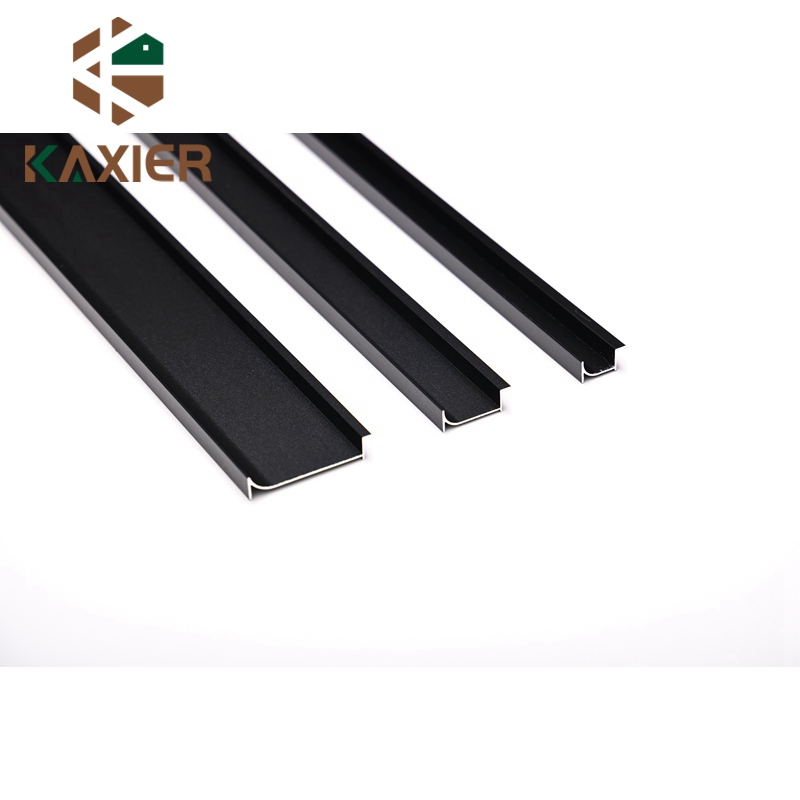 Gold Brushed Round Square or Quarter Round Decorative Aluminum Tile Profile Trim for Flooring Carpet Stairs or Wall Corners