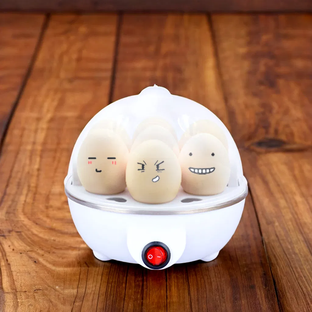 Rapid Electric Egg Cooker: Compact Egg Steamer for Efficient Cooking