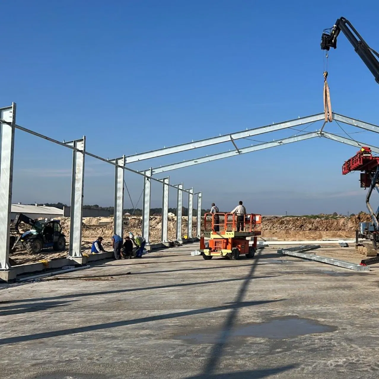 Quickly Assemble Steel Structure Building Chicken House in Poland