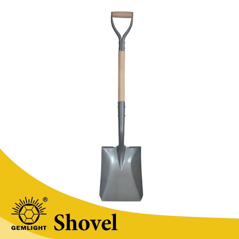 Impact Shovel Wooden Handle Stainless Scoop Agricultural Tools Trading
