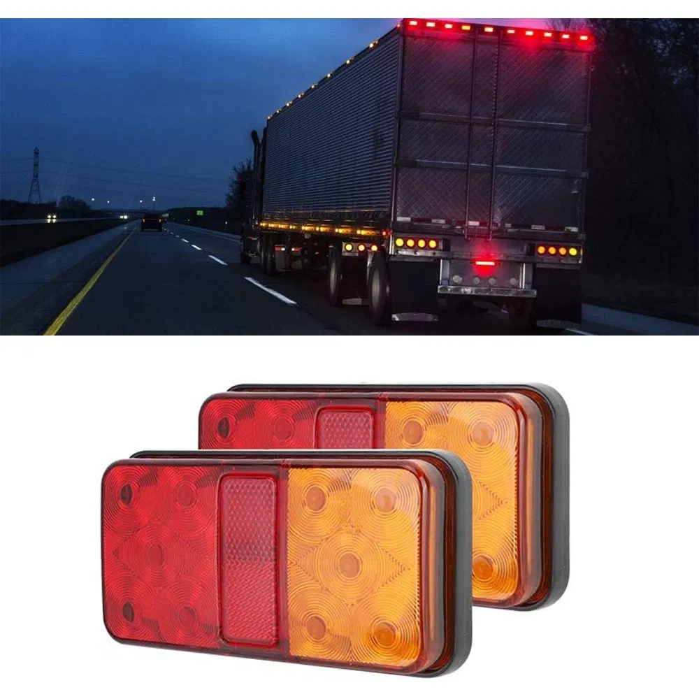 12V 10 LED Truck Trailer Tail and Side Lights