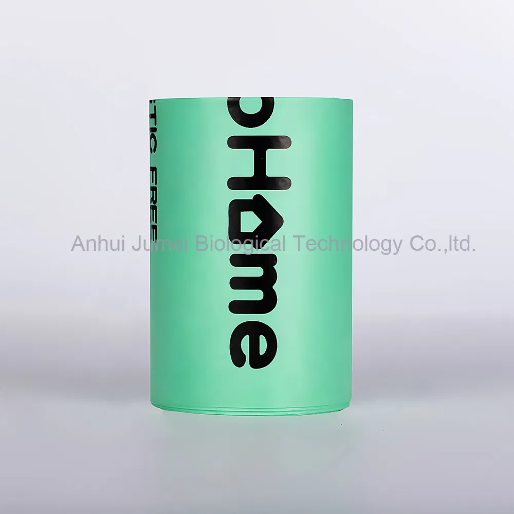 En13432 Bpi Custom Logo 100 % Biodegradable and Compostable PLA Corn Starch Rubbish Bag