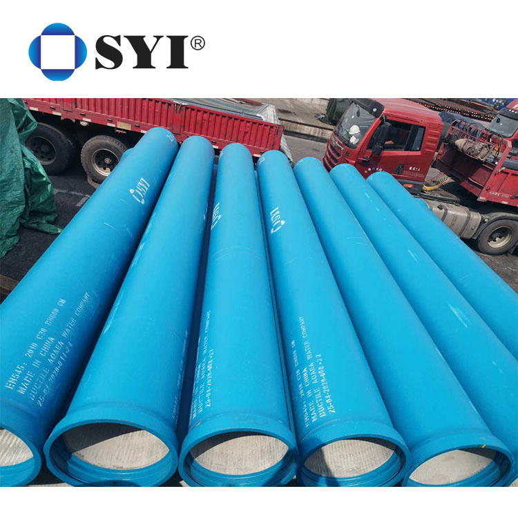 Syi Centrifugal Di Ductile Cast Iron Pipe ISO2531/En545 K9, C40 Class