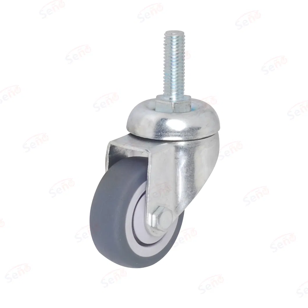 High Quality Metal Bracket Plain Bearing High-Quality TPR Wheels Wheel Furniture Caster