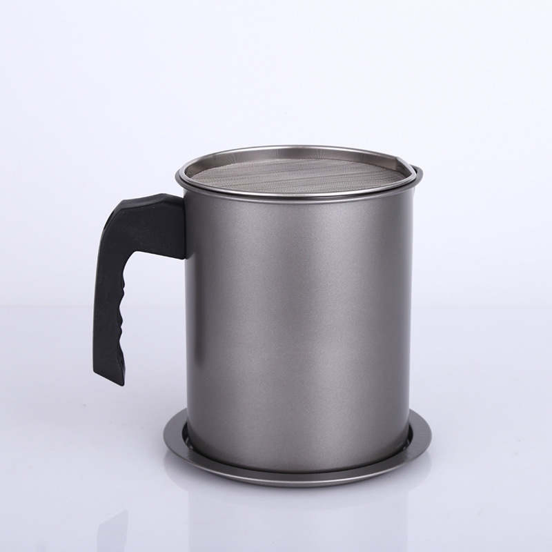 304 Stainless Steel Oil Filter Jug Large Capacity with Lid Customisation Available