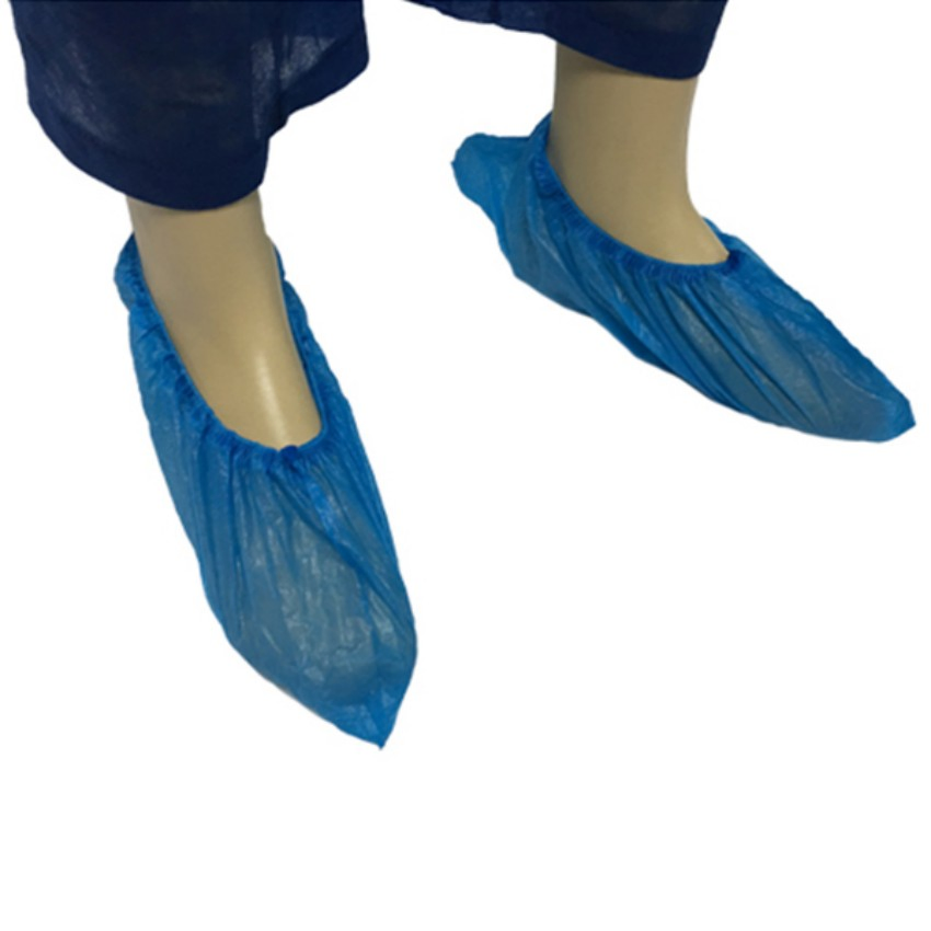 Surgical Medical Protective Disposable Plastic CPE/PE Waterproof Shoe Cover Non-Slip Overshoes for Hospital & Cleanroom