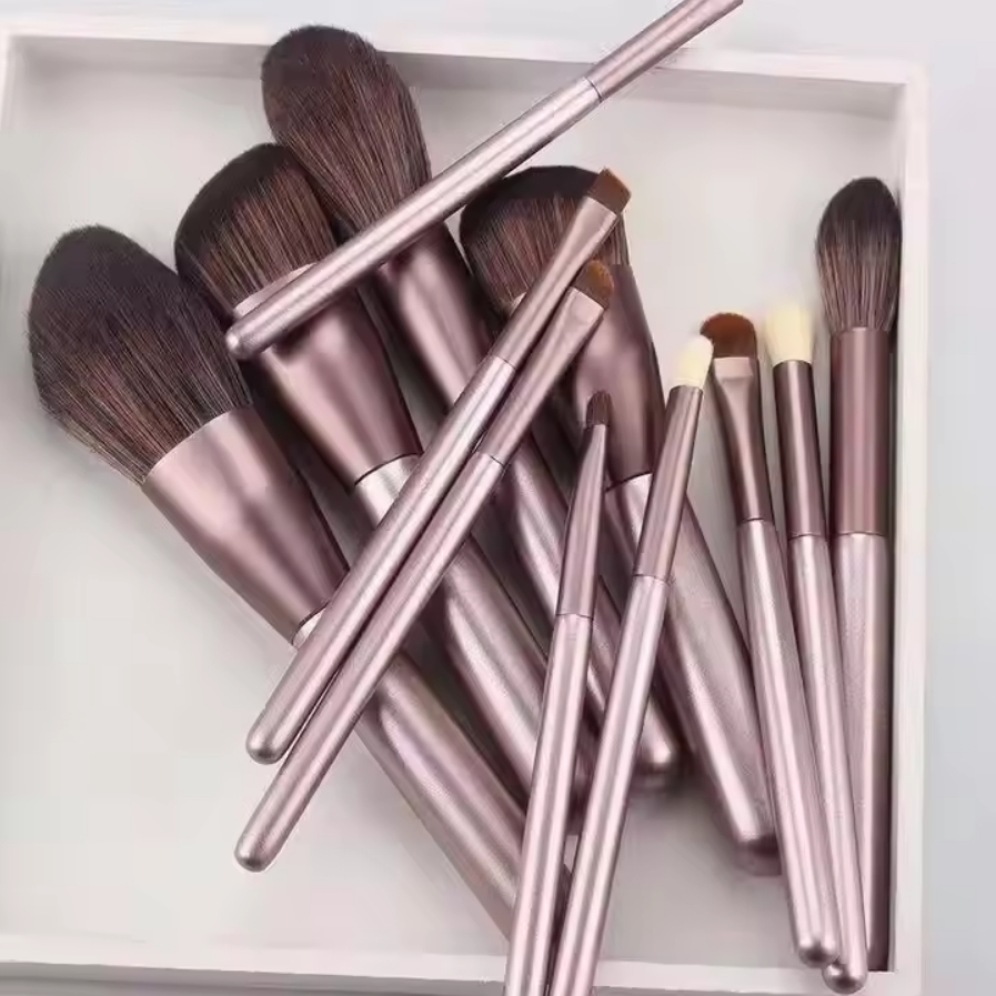 12 PCS Cosmetic Storage Bags Bucket Makeup Artists Brush Set