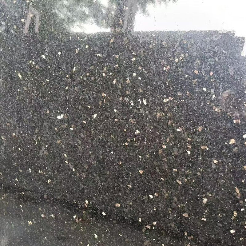 Cheap Black Galaxy Black Granite Tiles Slabs Kitchen Counter Tops