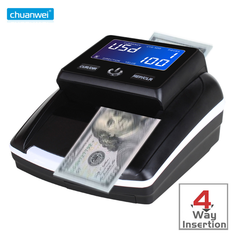 Financial Equipment Cash Counting Banknote Counter Counterfeit Detector with Mg IR Bill Detector with Value Counting Banknote Detector with Pieces Counting