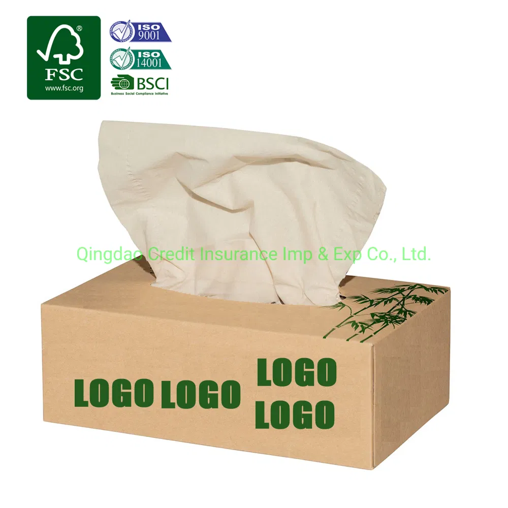 Natural Bamboo Facial Tissue Paper Soft Facial Tissue Paper