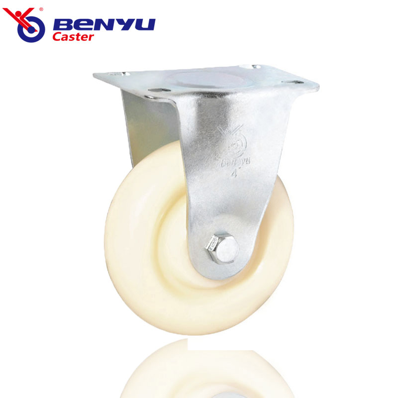 Benyu Nylon Swivel Caster with Brake Industrial Casters