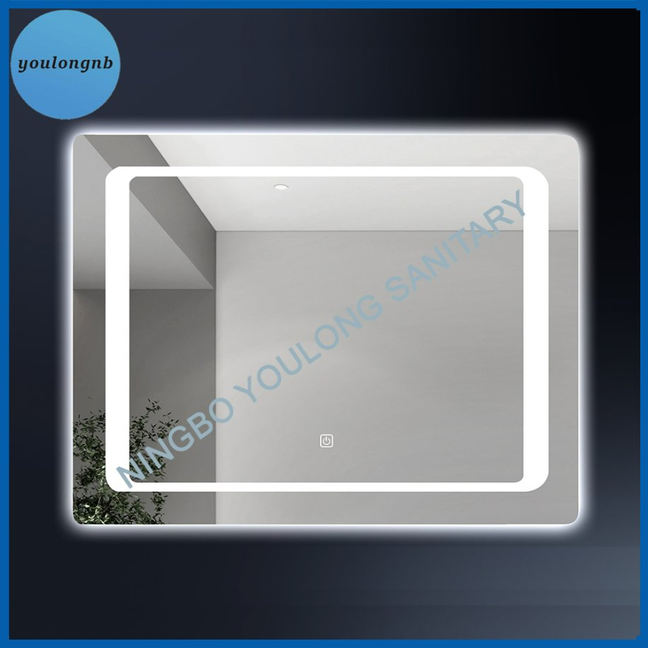Wholesale High Quality LED Bathroom 90*70cm Mirror with Touch Screen Bath Mirror