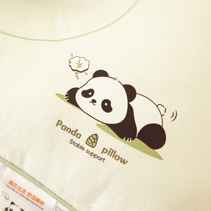 Soft Light Elegant Cute Panda a Level Cotton Pillow for Kids Adult