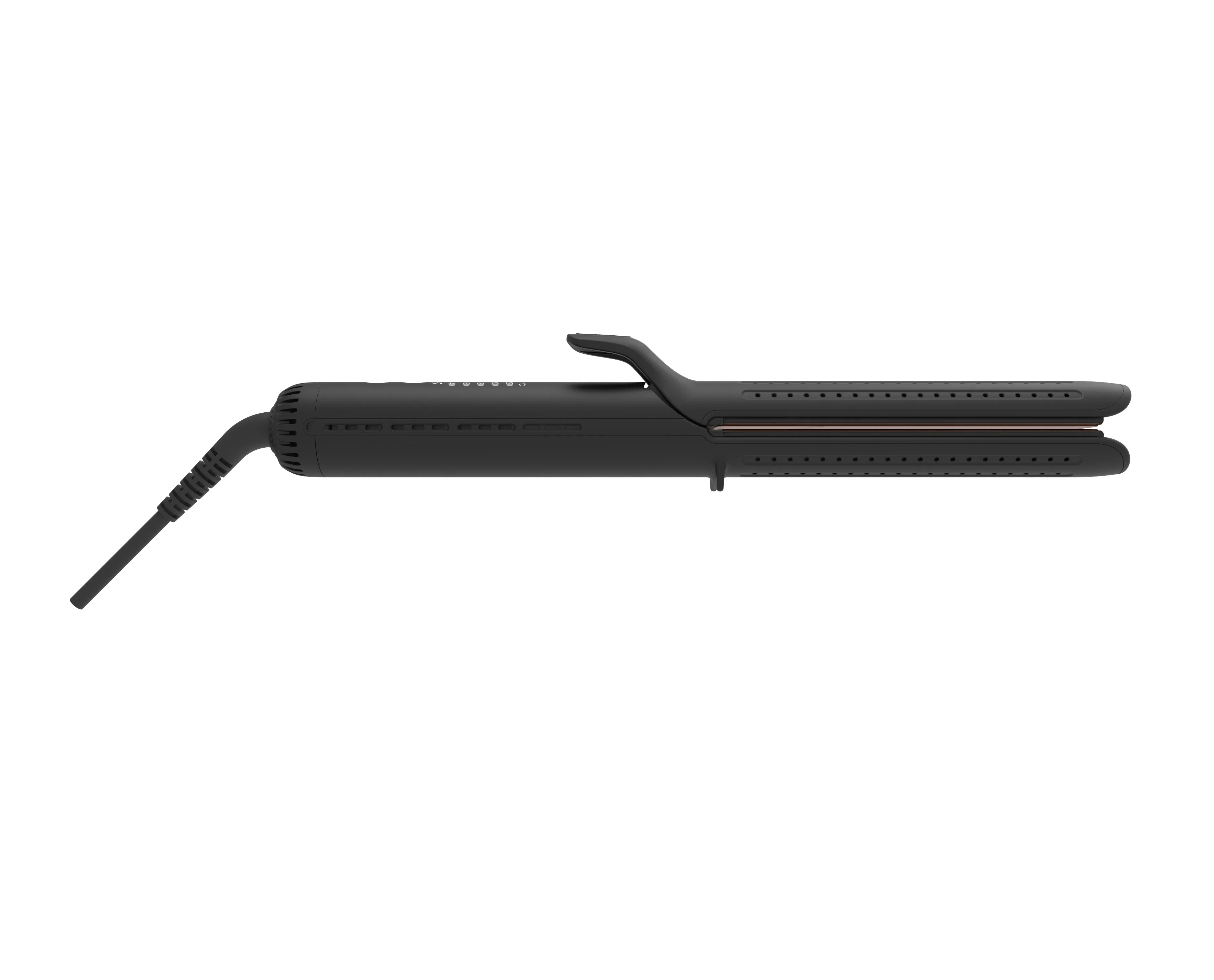 Tiktok High Quality Multi LED Ceramic Cool Air Flow Styler Hair 2 in 1 Professional Cold Wind Air Hair Straightener and Curler