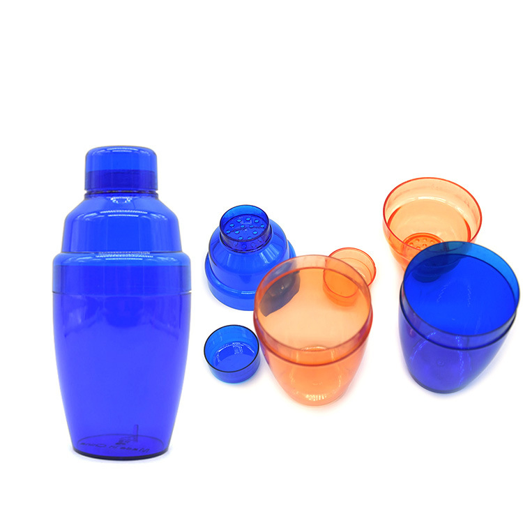 Пластиковый мини-шейкер для коктейлей 180мл, 250мл, 350мл