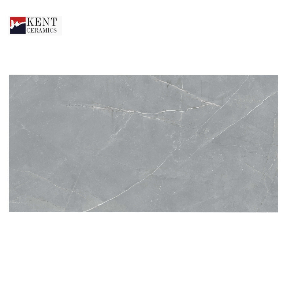 Dark Grey Marble Look Full Body Porcelain Tiles 600*1200mm