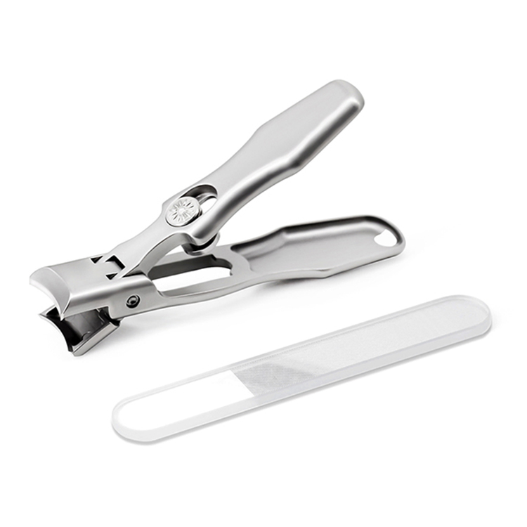 Nail Clippers with Nail File for Thick Nails Wide Jaw Clippers Cutter