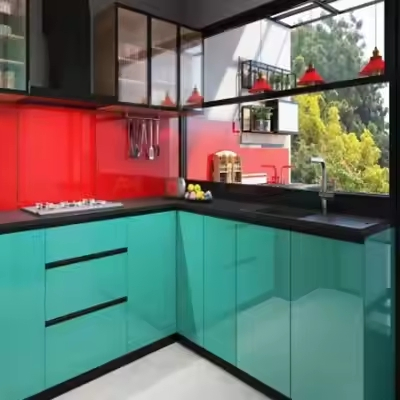 Ultra - White Painted Wall Glass, Plus Clear/Tinted Float & Bronze/Blue Reflective Glass