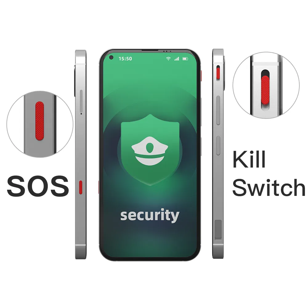 Amazing ODM 6.26 Inch Security Smartphone 3G 4G Kill Switch Government Official Android Phone with Encrypted Chip