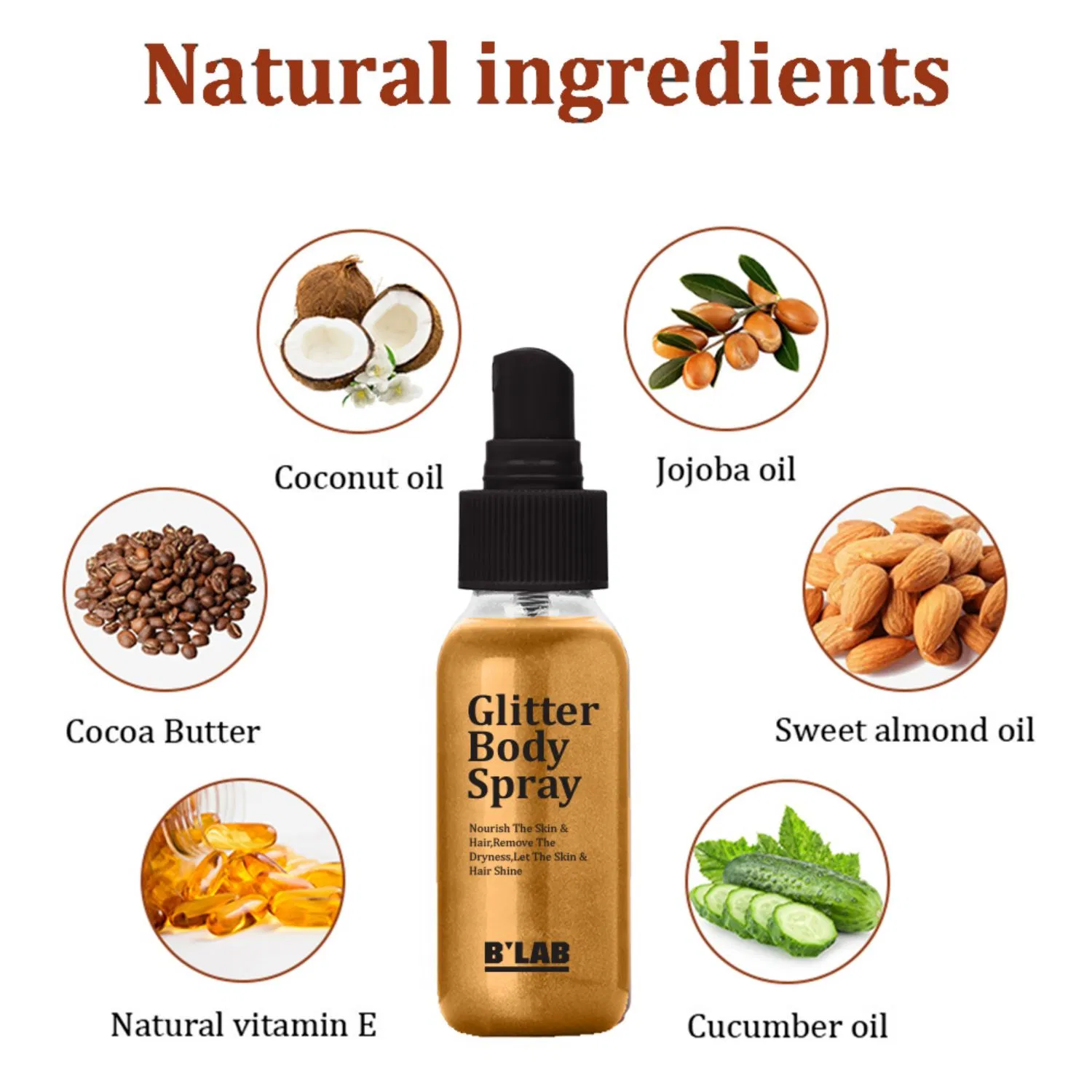 Private Label 4 Color Body Face Glitter Gel and Hair Glitter