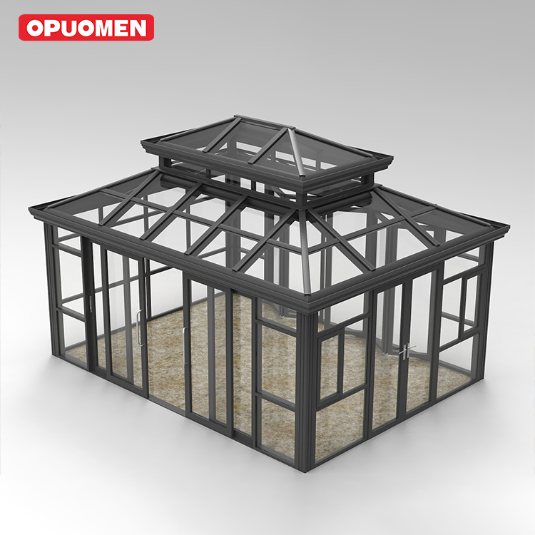 European Style OEM Winter Garden Free Standing Sunrooms 4 Season Sunnyjoy Sunroom