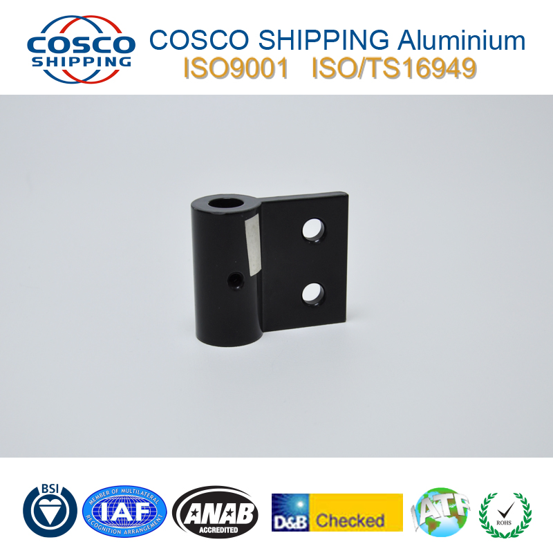 Aluminium Profile for Auto Accessory Auto Parts with Black Anodizing