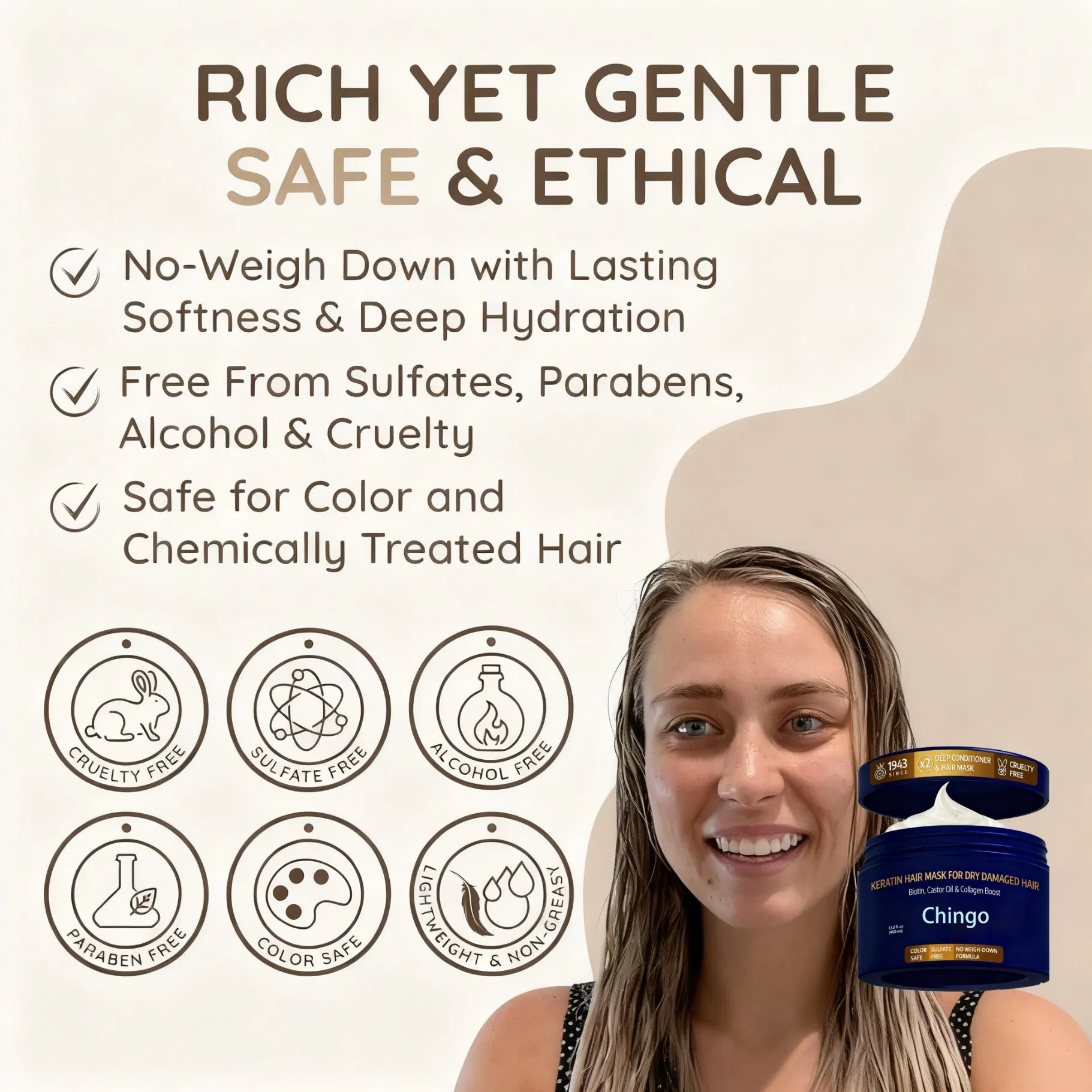 Intensive Moisturizing Conditioner Revitalize Dry Dull Hair