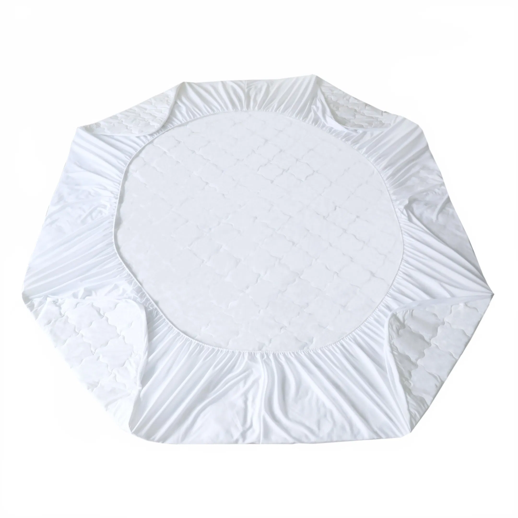 Factory Wholesale Quilted Woven 100% Cotton Waterproof Mattress Protector Cover Ultra Soft
