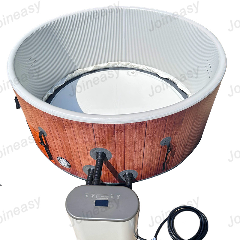 Надувной СПА бассейн 150x65 см с подогревом, дерево