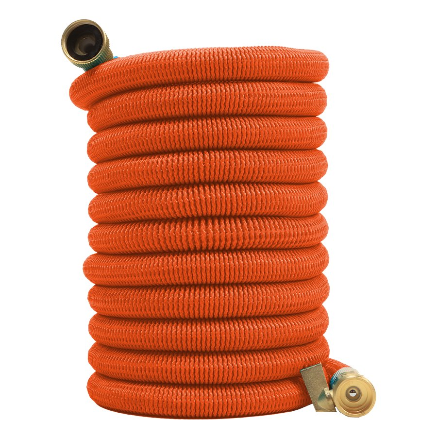Yardforce Expandable Garden Hose W/ Brass Fitting & on/off Valve