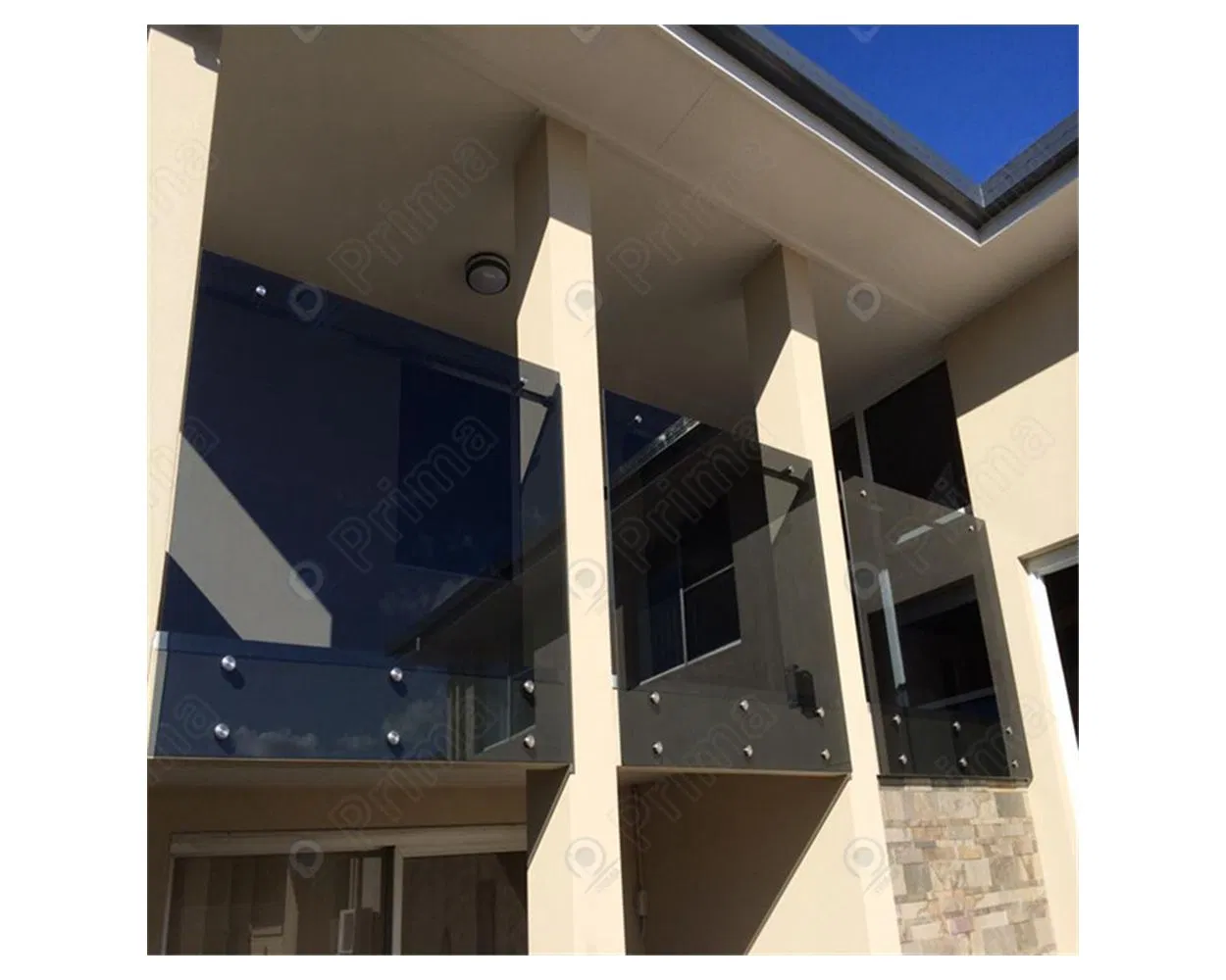 Orient Standard Frameless Glass Panel Balustrade for Balcony Standoff Railing