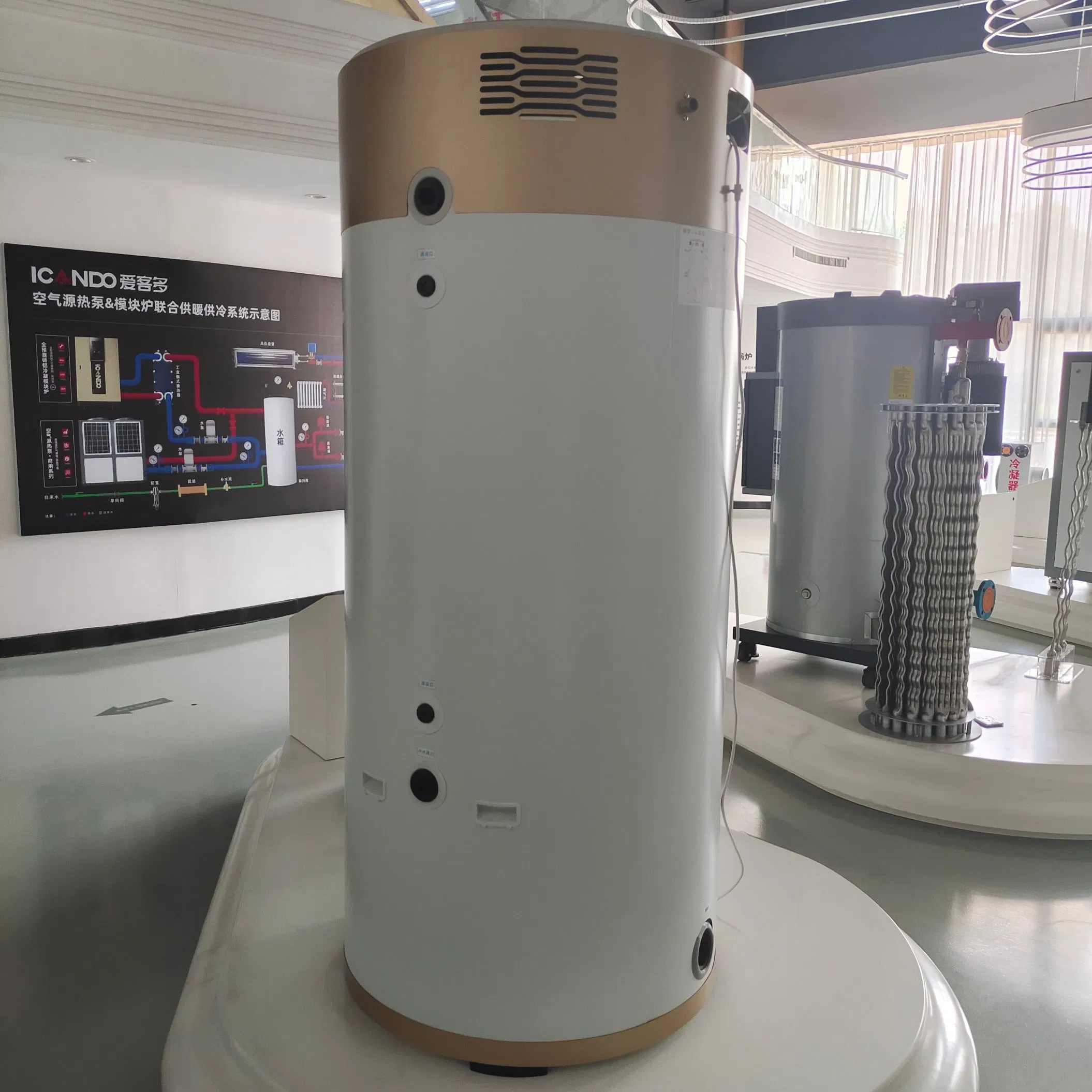 Energy-Saving, Environmentally Friendly, Low-Nitrogen, Condensing, Full-Premix Volume Gas Water Heater for Hotel/Restaurant/Apartment