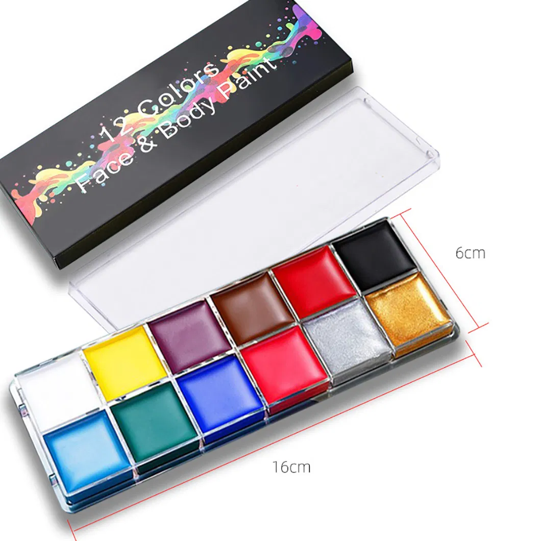 Professional Water-Based Face Body Art Paint Painting Halloween Party Fancy Makeup Tool