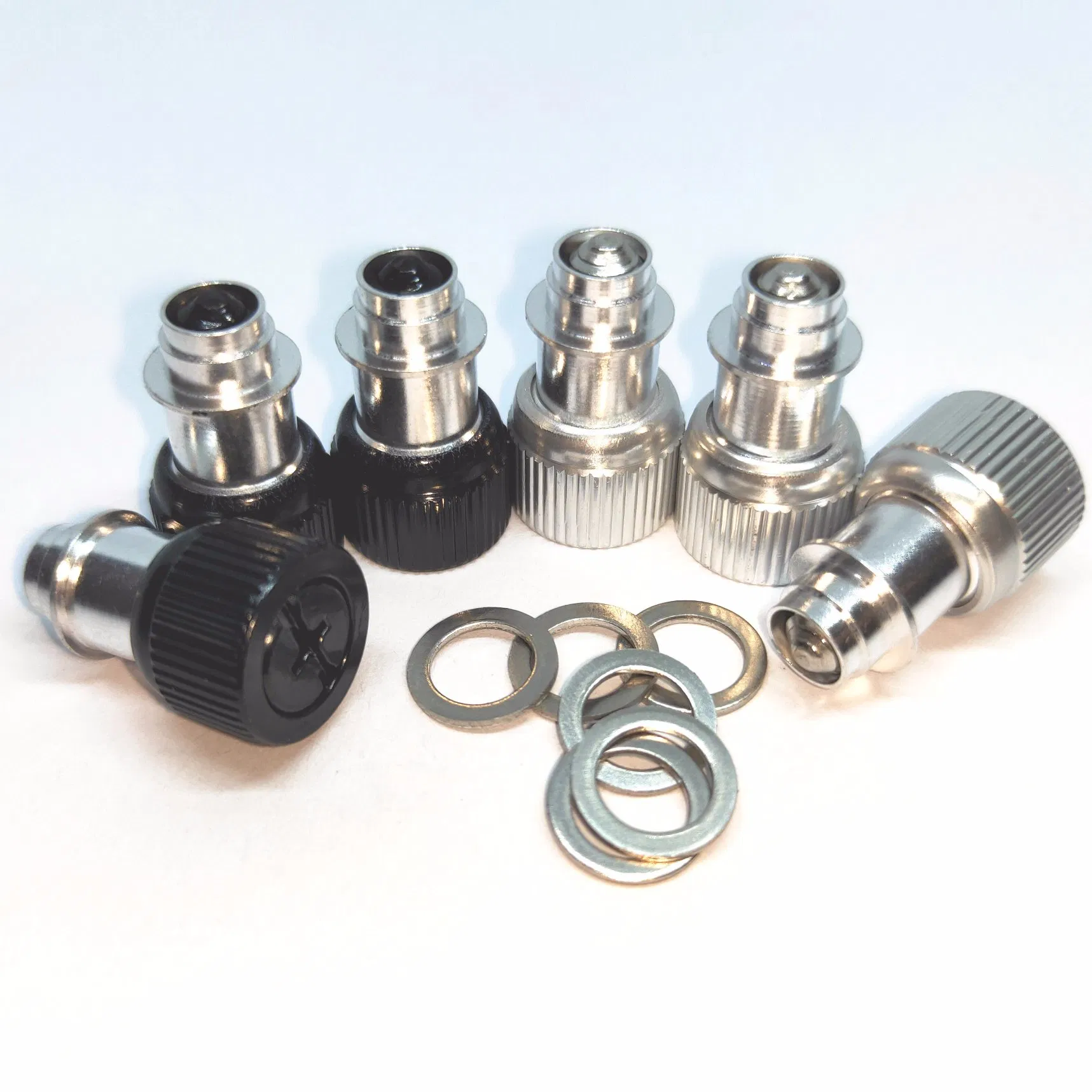 PF16 PF51 PF26 PF52 Stainless Steel Knurling Knob Spring Loaded Spring Captive Panel Screw