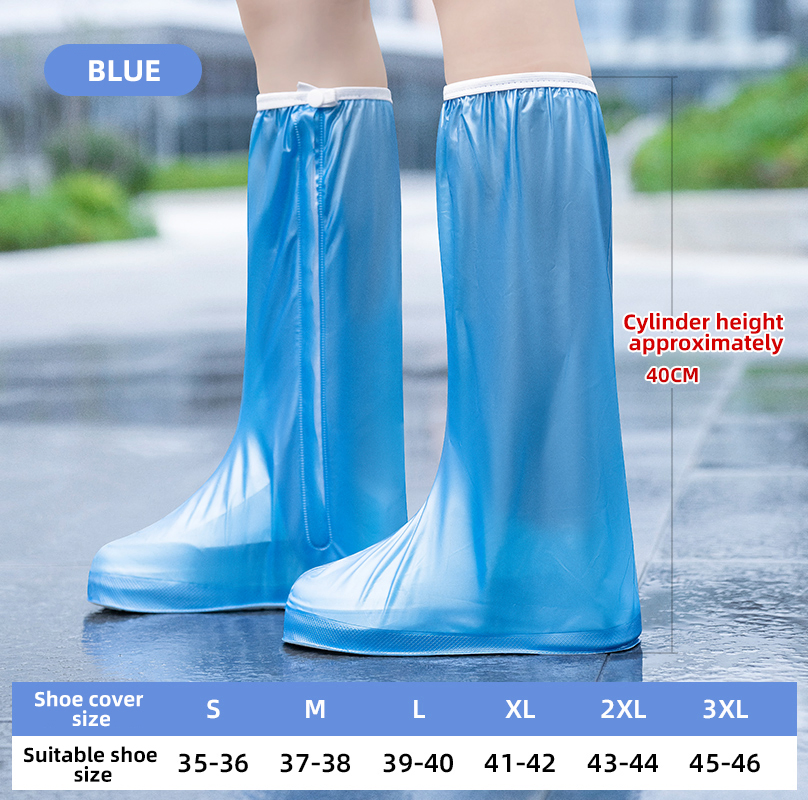 High Performance Waterproof PVC Rain Anti-Slip Rainproof Cover Thickened Shoe Covers