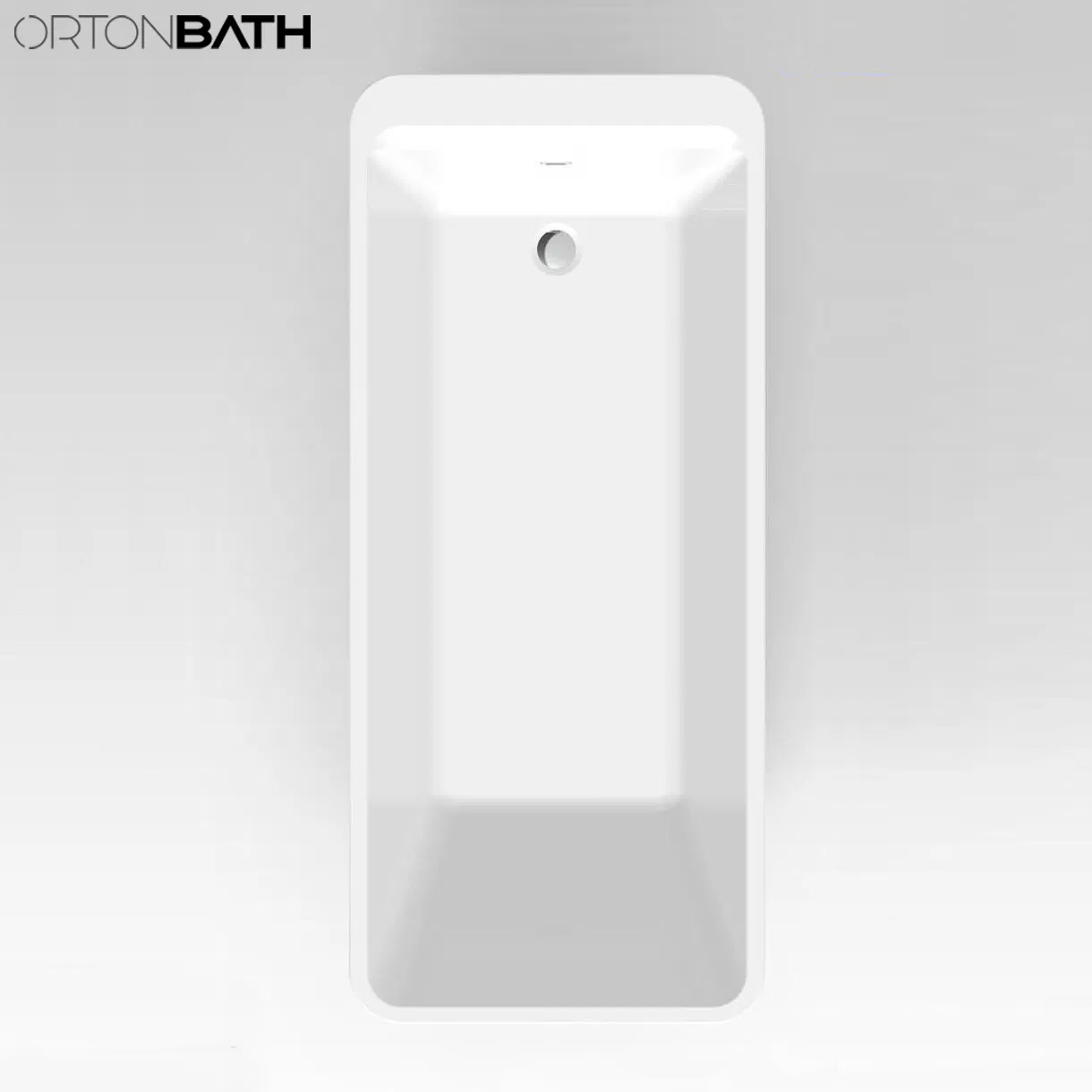 Угловая акриловая ванна Ortonbath с гидромассажем