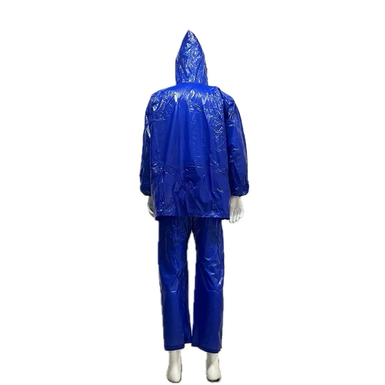 Blue Disposable Outdoor Riding Split Rain Coat Waterproof Motorcycle Suit