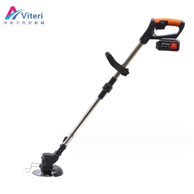 Wholesale Promotion Handheld Wireless Rechargeable Electric Lawn Mower Lithium Battery High Rotary Garden Grass Cutter Machine