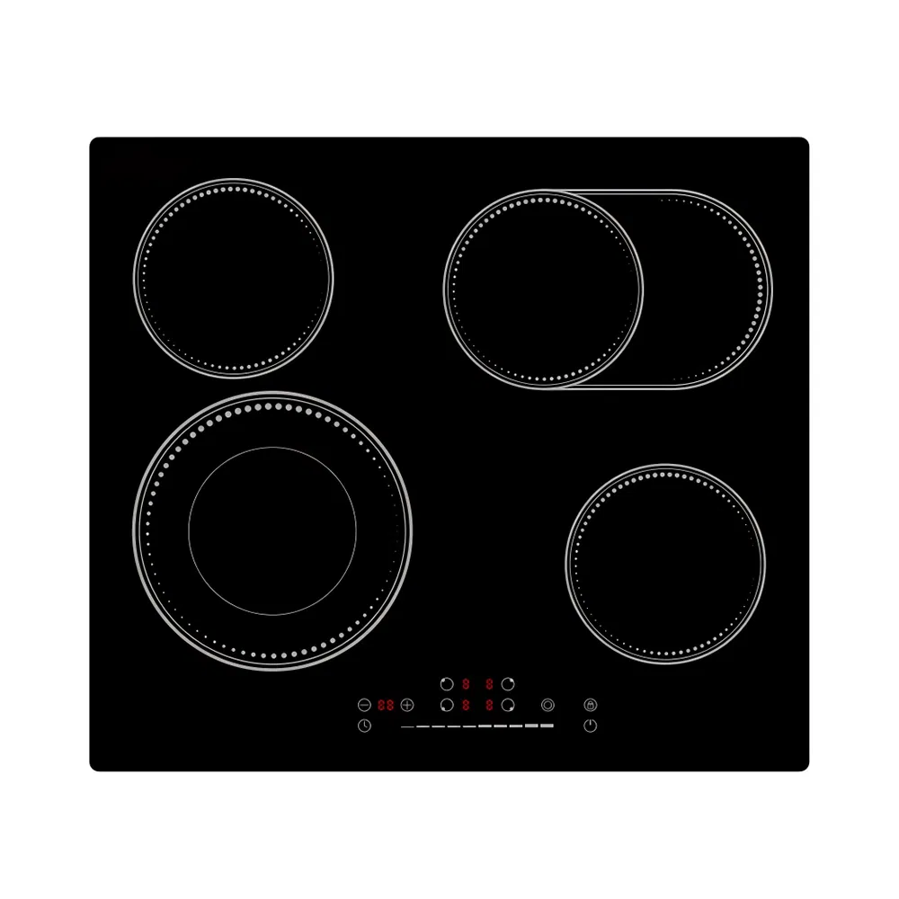 6600W 4 Zone Induction Hob Slider Touch Control Induction Cooker