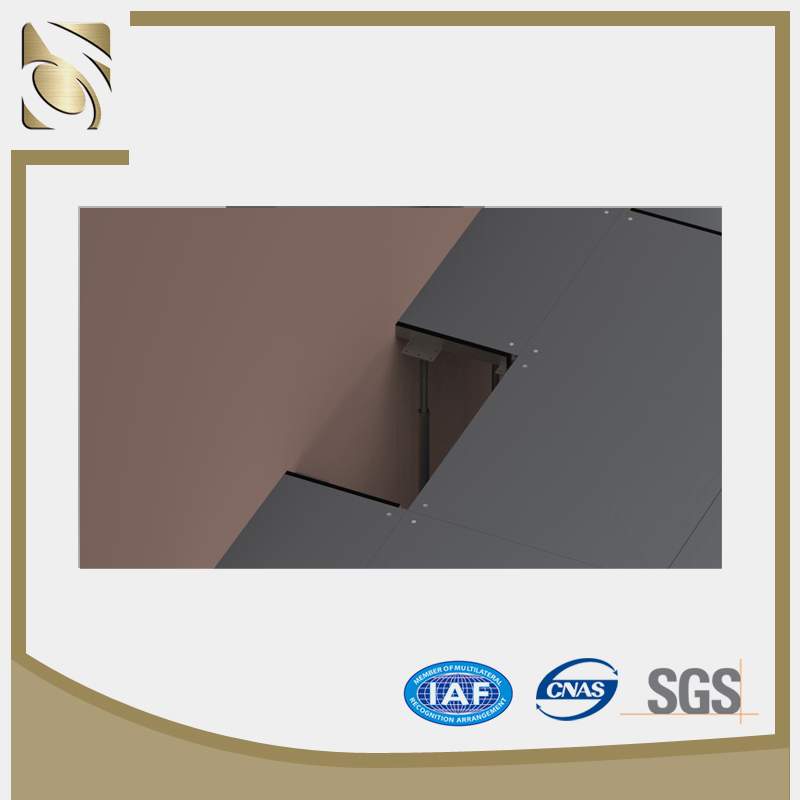 Стальная фальшпол OA500 Bare Finish, 600x600 мм
