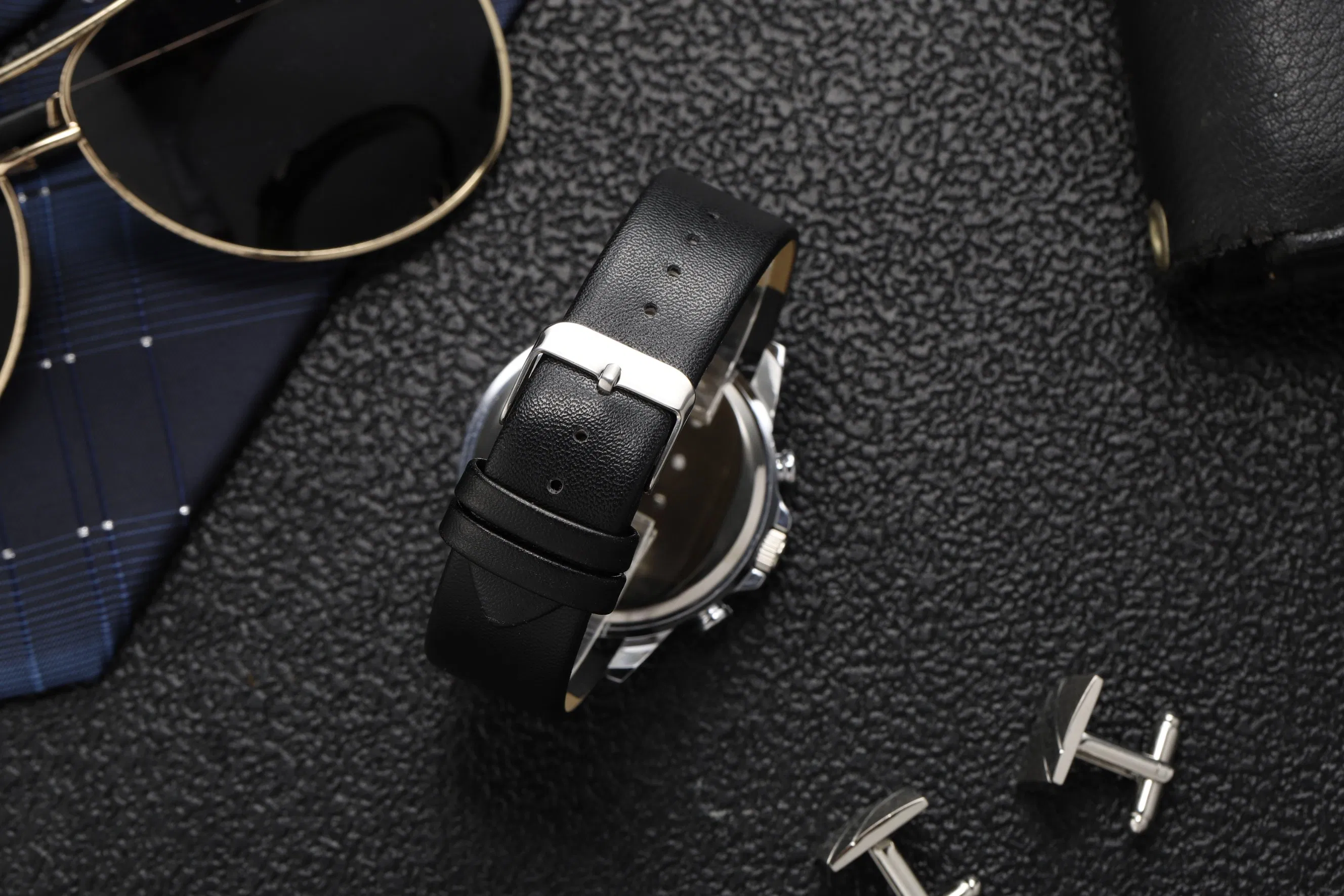 Customized Casual Watch Leather Strap Watch Alloy Watch